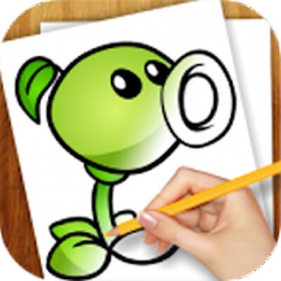 Скачать взломанную Learn to Draw Zombies Vs Plant [Мод меню] MOD apk на Андроид