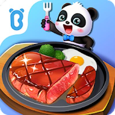 Скачать взломанную Панда-повар - кухня для детей [Мод меню] MOD apk на Андроид