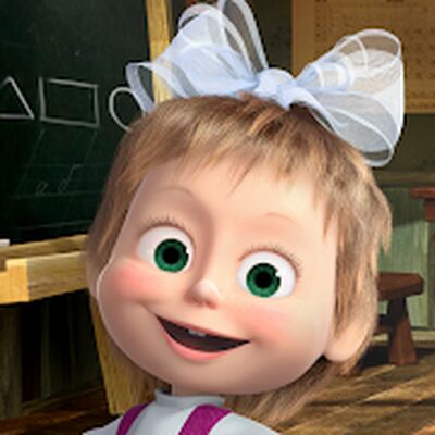 Скачать взломанную Маша и Медведь: Игры для Детей [Много монет] MOD apk на Андроид