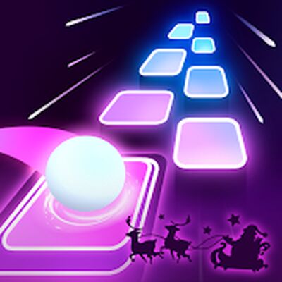 Скачать взломанную Tiles Hop: EDM Rush! [Мод меню] MOD apk на Андроид