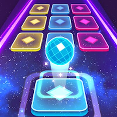 Скачать взломанную Color Hop 3D - Музыкальная Игра [Много денег] MOD apk на Андроид