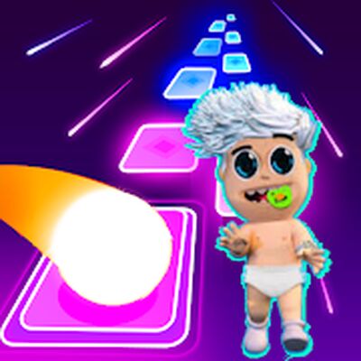 Скачать взломанную Влад бумага A4-Kids Dancing Tiles Hop [Мод меню] MOD apk на Андроид