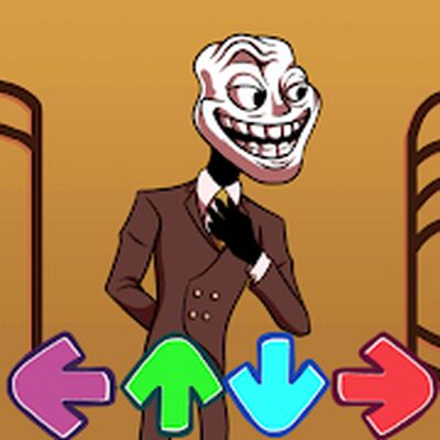 Скачать взломанную Trollge FNF mod - Music arrow [Много денег] MOD apk на Андроид