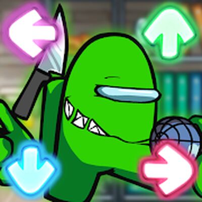 Скачать взломанную Impostor FNF Mod Among Us [Много монет] MOD apk на Андроид