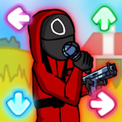 Скачать взломанную Squid Game FNF mod [Много монет] MOD apk на Андроид