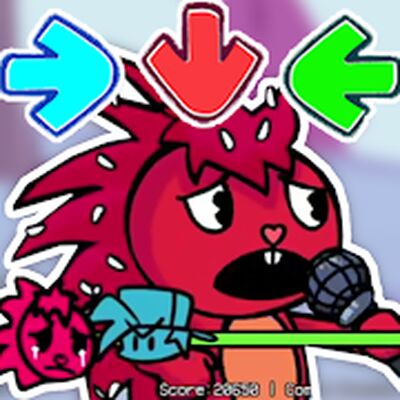 Скачать взломанную Flaky FNF mod [Мод меню] MOD apk на Андроид