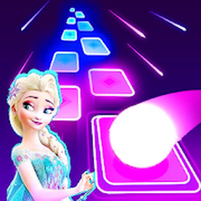 Скачать взломанную Let It Go Hop Tiles Beat - Холодное сердце [Мод меню] MOD apk на Андроид