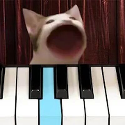 Скачать взломанную Pop Cat Piano [Много монет] MOD apk на Андроид