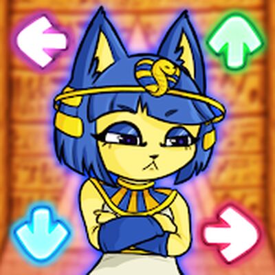 Скачать взломанную Ankha HD FNF Mod [Много монет] MOD apk на Андроид
