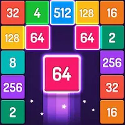 Скачать взломанную Merge Block - 2048 головоломок [Много денег] MOD apk на Андроид