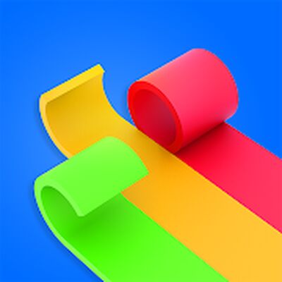 Скачать взломанную Color Roll 3D [Много денег] MOD apk на Андроид