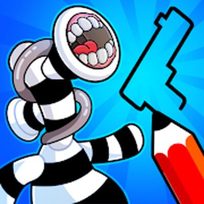 Скачать взломанную Draw Hero 3D. игра головоломка [Много денег] MOD apk на Андроид