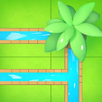 Скачать взломанную Water Connect Puzzle [Много монет] MOD apk на Андроид
