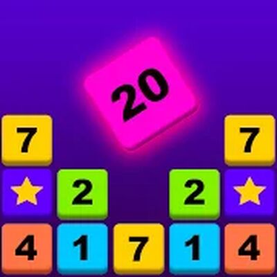 Скачать взломанную Merge Block: Number Puzzle Fun [Много денег] MOD apk на Андроид