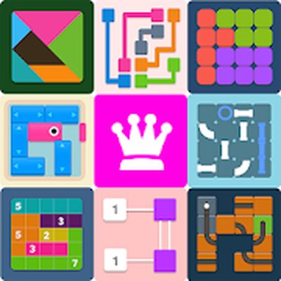 Скачать взломанную Puzzledom - classic puzzles all in one [Много монет] MOD apk на Андроид