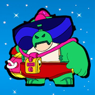 Скачать взломанную Brawl Stars Character Skins Coloring Book [Много монет] MOD apk на Андроид
