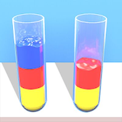 Скачать взломанную Water Sort Puzzle 3D [Много денег] MOD apk на Андроид
