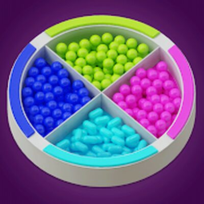 Скачать взломанную Bead Sort! [Бесплатные покупки] MOD apk на Андроид
