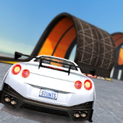 Скачать взломанную Car Stunt Races: Mega Ramps [Много монет] MOD apk на Андроид