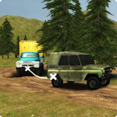 Скачать взломанную Dirt Trucker: Muddy Hills [Много денег] MOD apk на Андроид