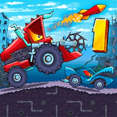 Скачать взломанную Car Eats Car Машина Ест Машину [Бесплатные покупки] MOD apk на Андроид