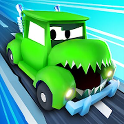 Скачать взломанную Car Eats Car 3D Гоночная Арена [Мод меню] MOD apk на Андроид