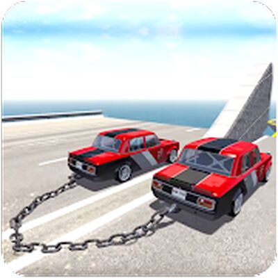 Скачать взломанную Chained Cars Against Ramp 3D [Много денег] MOD apk на Андроид