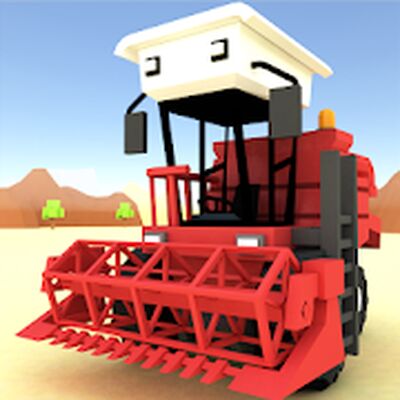 Скачать взломанную Blocky Farm Racing & Simulator - Тренажер фермы [Мод меню] MOD apk на Андроид