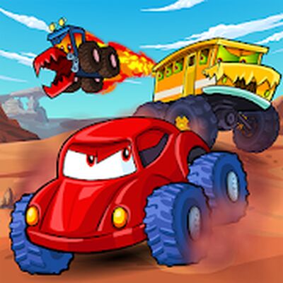 Скачать взломанную Car Eats Car Мультиплеер Гонка [Мод меню] MOD apk на Андроид