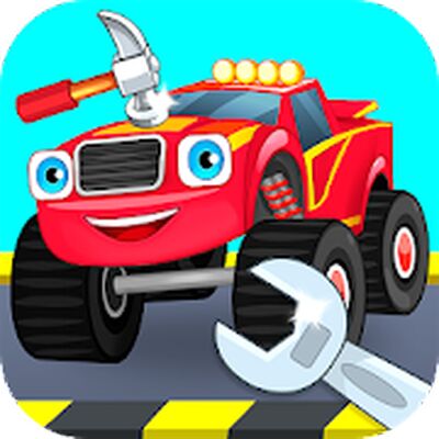 Скачать взломанную Ремонт машин - монстр траки [Бесплатные покупки] MOD apk на Андроид