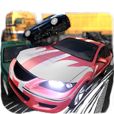 Скачать взломанную Highway Crash Derby [Много монет] MOD apk на Андроид