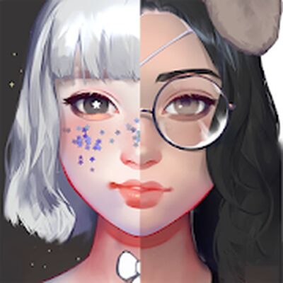 Скачать взломанную Live Portrait Maker: девочки [Много монет] MOD apk на Андроид