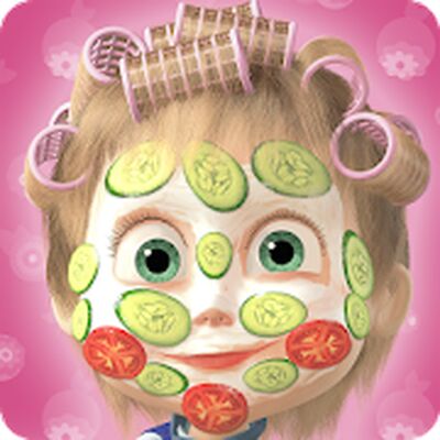 Скачать взломанную Маша и Медведь: Салон Красоты [Много монет] MOD apk на Андроид