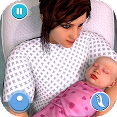 Скачать взломанную Pregnant Mother Simulator - Virtual Pregnancy Game [Много монет] MOD apk на Андроид