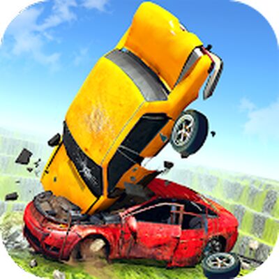 Скачать взломанную Beam Drive Car Crash Simulator 2021: Death Ramp [Бесплатные покупки] MOD apk на Андроид