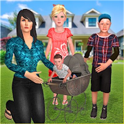 Скачать взломанную Single Mom Family Mother Life [Мод меню] MOD apk на Андроид