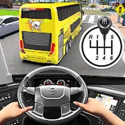 Скачать взломанную Автобус Вождение Школа Игры 3D [Мод меню] MOD apk на Андроид