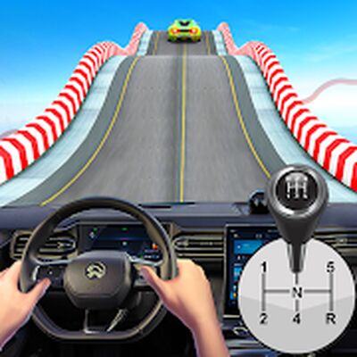Скачать взломанную Ramp Car Stunts - Car Games 3D [Много денег] MOD apk на Андроид