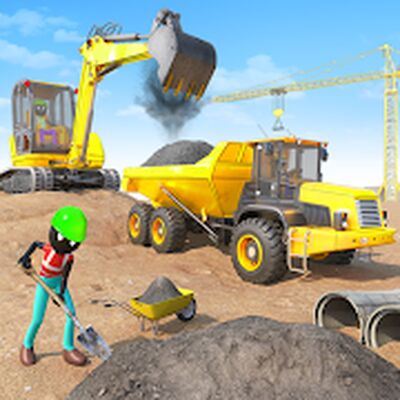 Скачать взломанную City Construction Truck Game [Много монет] MOD apk на Андроид