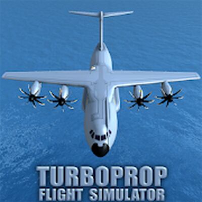 Скачать взломанную Turboprop Flight Simulator 3D [Бесплатные покупки] MOD apk на Андроид