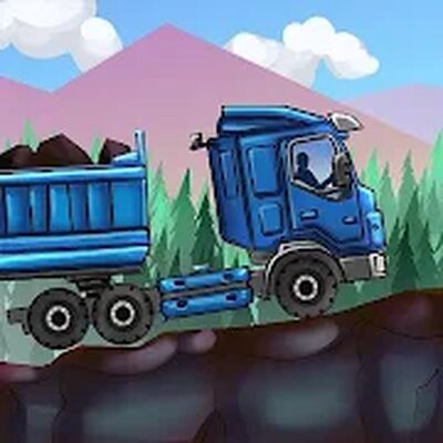 Скачать взломанную Дальнобойщики 2D грузовик симулятор [Мод меню] MOD apk на Андроид