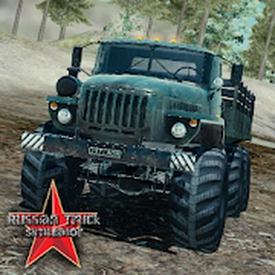 Скачать взломанную RussianTruckSimulator - Off Road [Бесплатные покупки] MOD apk на Андроид