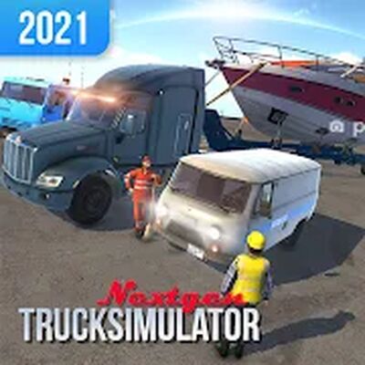 Скачать взломанную Nextgen: Truck Simulator [Мод меню] MOD apk на Андроид