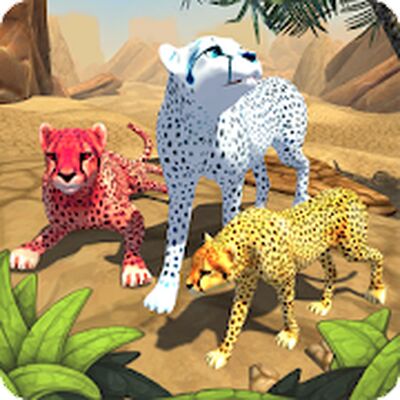 Скачать взломанную Cимулятор Семьи Гепарда [Мод меню] MOD apk на Андроид