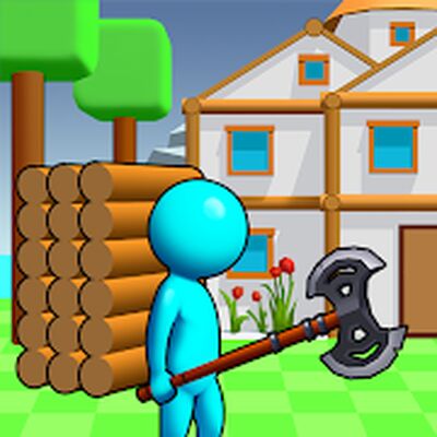 Скачать взломанную Craftheim - ленивый дровосек [Много денег] MOD apk на Андроид
