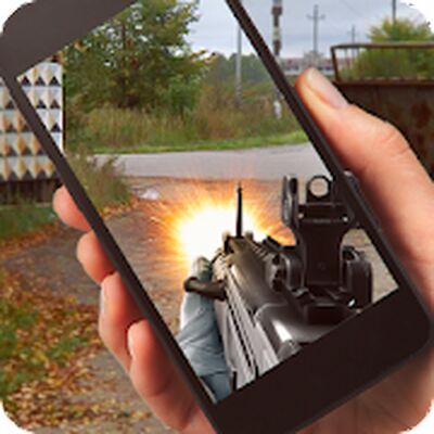 Скачать взломанную Оружие Камера 3D AR [Много монет] MOD apk на Андроид