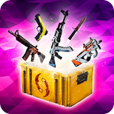 Скачать взломанную Кейсы КС ГО - Симулятор Кейсов [Мод меню] MOD apk на Андроид