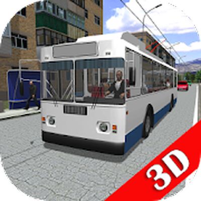 Скачать взломанную Симулятор троллейбуса 3D 2018 [Много денег] MOD apk на Андроид