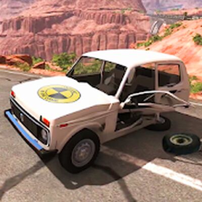 Скачать взломанную Car Crash Test NIVA [Много монет] MOD apk на Андроид