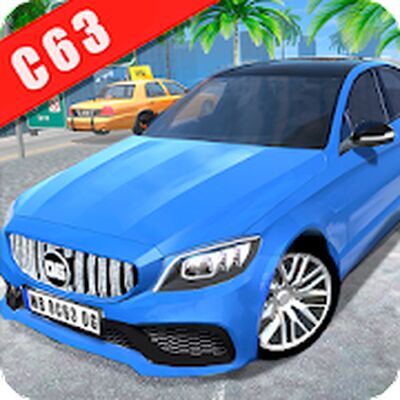 Скачать взломанную Car Simulator C63 [Мод меню] MOD apk на Андроид